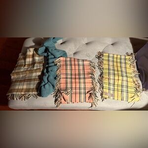 10 scarves!  All nwots-all different sizes and designs!  Smoke & pet free home.